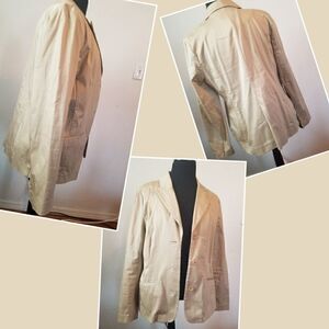 Relativity blazer with faux pockets size 14